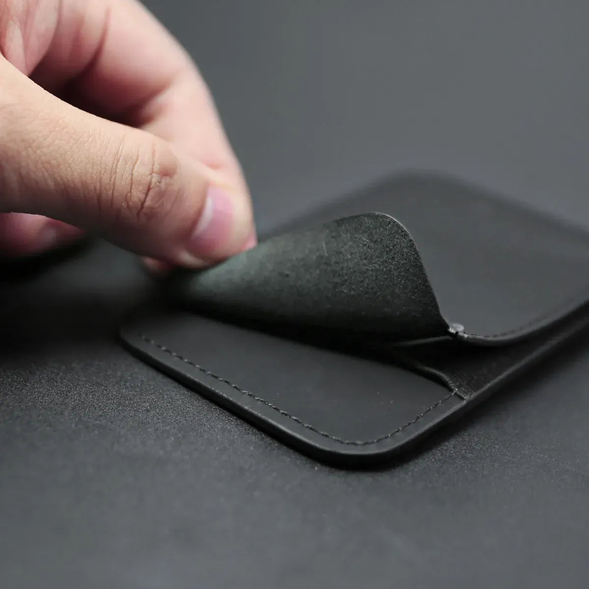 Slimmy OG 3-Pocket (76mm) Slim Leather Wallet - Black - RFID – Slimmy® -  Minimalist EDC Wallets